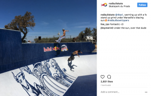 Red Bull Skateboarding Instagram Multiple Account Example 