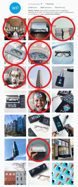 Warby Parker Instagram Feed