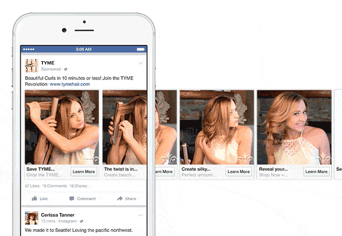 Facebook Carousel for Small Business