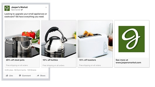 Facebook Carousel Ads