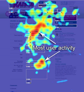 Website Heat Map Visualization | Jumper Media