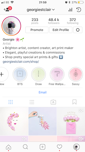 Great Instagram Stories Highlights Examples