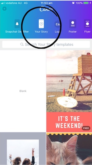 Using Canva to Create Instagram Stories Highlights