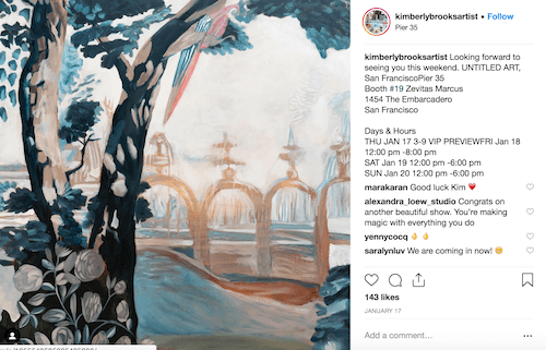 Kimberly Brooks Instagram Artist Profile