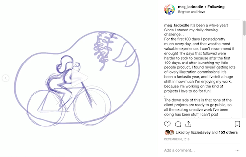 Meg Ladoodle Instagram Artist