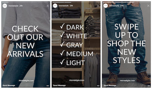 Monastyle Instagram Stories Swipe Up