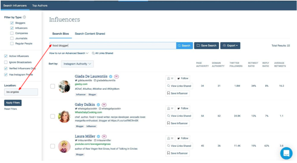 How to find influencers with BuzzSumo