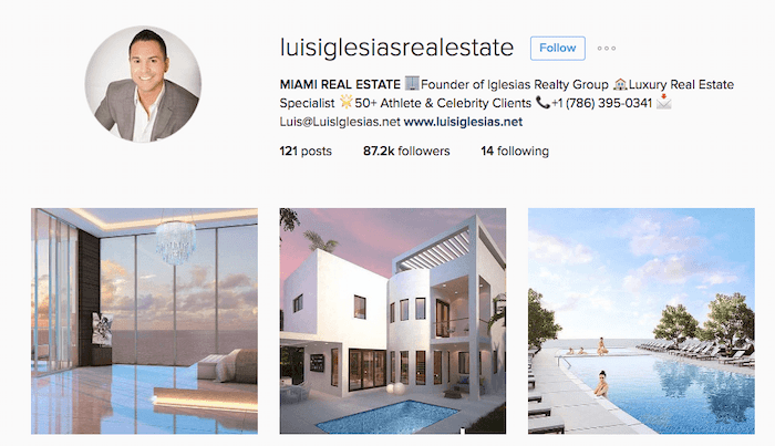 Luis Iglesias Miami Real Estate Instagram