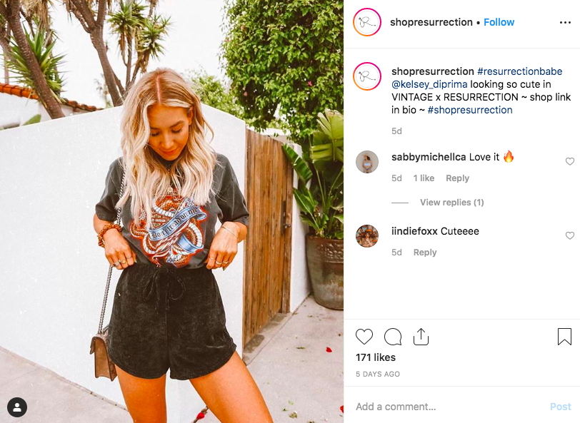 Best instagram sale clothing sites