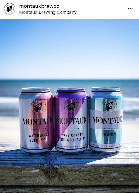 montauk brewing company beer and beach instagram post