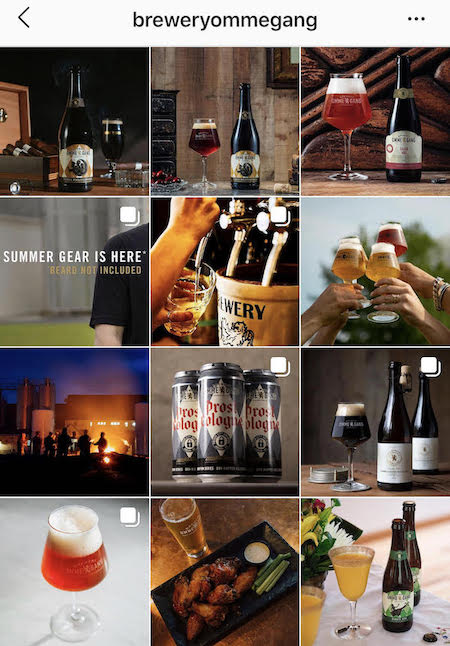 omme gang brewery instagram wall