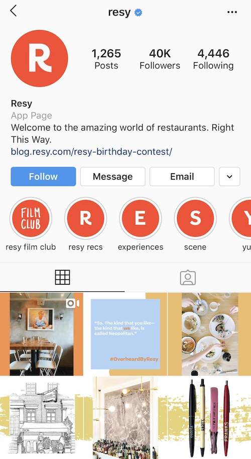 resy-restaurant-reviewer-instagram-profile